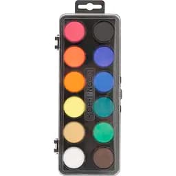 Фарби акварельні Koh-i-Noor 12 кольорів чорна упаковка (172511)