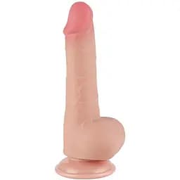 Фаллоимитатор Sliding-Skin Dual Layer Dong 7.5'' 19.5 см телесный
