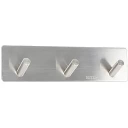 Тримач для рушника на три гачки Platinum 331Gb Нержавіюча сталь