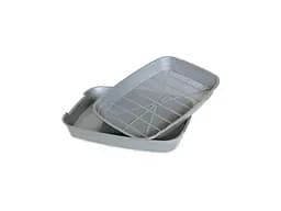 Туалет для кошек Природа с сеткой N1 (цвета в ассортименте) (4820157404447)