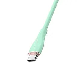 Кабель Vention USB 2.0 C Male to C Male 5A Cable 1.5 м зелений Silicone Type (TAWGG) - мініатюра 3