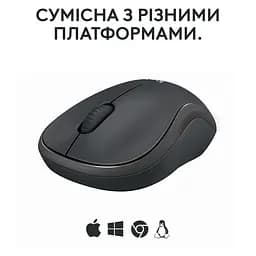 Бездротова миша Logitech M240 Silent Bluetooth Graphite (910-007119) (910-007182) - мініатюра 6