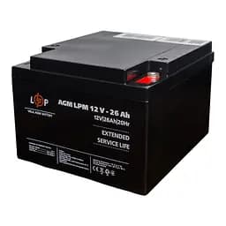 Аккумулятор AGM LPM 12V - 26 Ah під болт М5