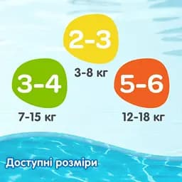 Підгузки для плавання Huggies Little Swimmers 2-3 (3-8 кг), 12 шт. - мініатюра 8