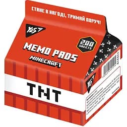 Папір для нотаток Yes Tetra Pak Minecraft 7х7.5 см 200 аркушів (170319)