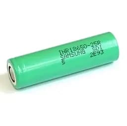 Аккумулятор 18650 Samsung INR18650-25R 2500mah (20А) Зеленый