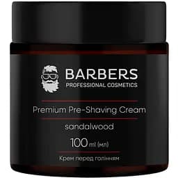 Крем перед голінням Barbers Pre-Shaving Cream Sandalwood 100 мл