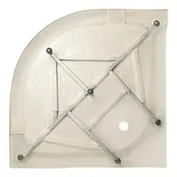 Душовий бокс Lidz Tani SB90x90.SAT.LOW.FR Frost, Хром матовый, матовий, хром матовий - мініатюра 6