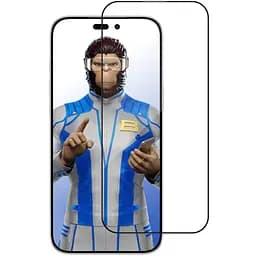 Захисне 2.5D скло Blueo AR Anti-Reflective HD для Apple iPhone 17 Air (6.5) Чорний - мініатюра 2
