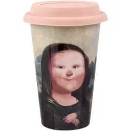 Чашка с силиконовой крышкой Elen Dekor Famous 400 мл (924-680)