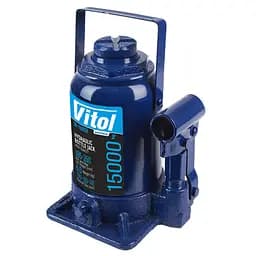 Домкрат гідравлічний телескопічний Vitol 15т 185-350 мм 6 кг (DB-15002H)