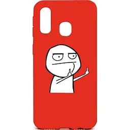 Чехол-накладка Toto Cartoon Soft Silicone TPU Case Samsung Galaxy A40 FK 2 Red