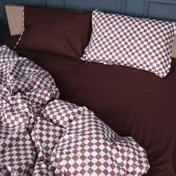 Простыня MirSon Сатин 22-1369 Classic Checkers 200x220 см (2200010473780)