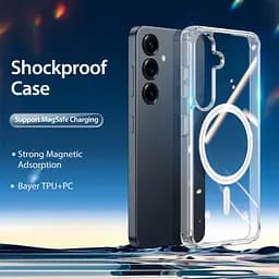 Чохол Dux Ducis Clin Mag with MagSafe для Samsung Galaxy S25 Transparent [134546] - мініатюра 5