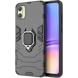 Чехол бампер Primolux Ring Armor для телефона Samsung Galaxy A05 (SMA055) Black