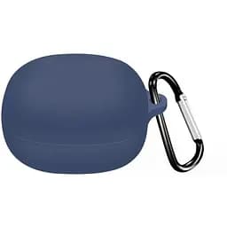 Чохол-накладка DK Silicone Candy Friendly з карабіном для Anker SoundCore Liberty 4 (dark blue)