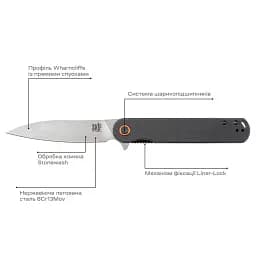 Ніж Skif Townee Jr SW Black - мініатюра 6
