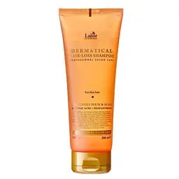 Шампунь проти випадіння для тонкого волосся Dermatical Hair-Loss Shampoo For Thin Hair La'dor 200 мл