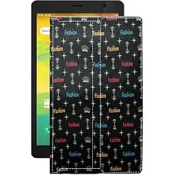 Чехол StatusCASE из экокожи для планшета Prestigio Node A8 3G PMT4208 Фэшн черный