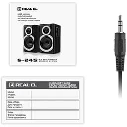 Комп'ютерні колонки 2.0 REAL-EL RS245 20 Вт Black - мініатюра 10
