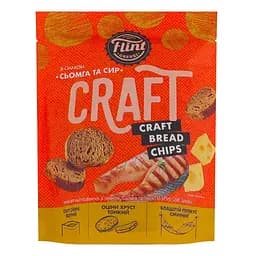 Гренки ржано-пшеничные со вкусом Семга и сыр Flint Craft Grenki 80 г