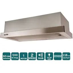 Витяжка Ventolux Garda 60 Inox (500) LED - мініатюра 5