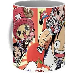 Кухоль GeekLand Великий куш One Piece на тлі сонця OP.02.012.812 330 мл білий - мініатюра 2