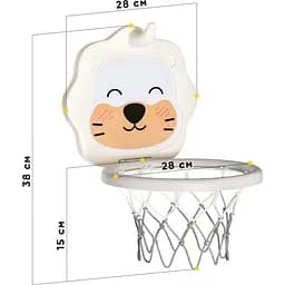 Баскетбольний кошик Mealux Sonic (KD-H012 White)  - мініатюра 2