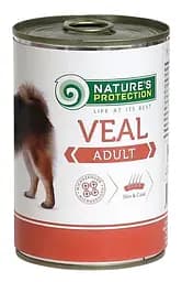 Влажный корм для взрослых всех пород с телятиной Nature's Protection Adult Veal 800г