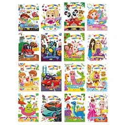 Книга-раскраска Посмотри и раскрась (в ассортименте)