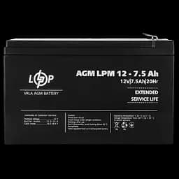 Акумулятор LogicPower AGM LPM 12V - 7.5 Ah (LP3864) - мініатюра 3