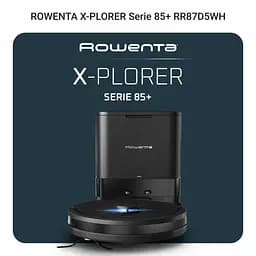 Rowenta Робот-пилосос Rowenta миючий X-Plorer Serie 85+, 6000ПаВт, h=9.7см, 0.26л, конт пилок -0.29л, автон. робота до 270хв, самоочищення, чорний - мініатюра 5