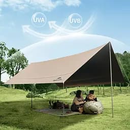 Тент універсальний Naturehike CNK2350WS015 (розмір L) Бежевий - мініатюра 6