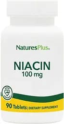Вітаміни та мінерали Natures Plus Niacin 100 mg, 90 таблеток