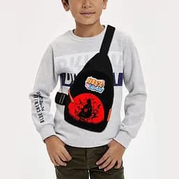 Сумка через плечо детская Аниме Naruto 29х17 см сумка слинг для мальчика (02045)