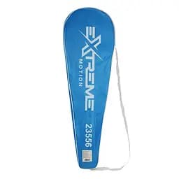 Набір для гри Бадмінтон Extreme Motion BD23556(Blue) 2 ракетки, волан, чохол - мініатюра 2