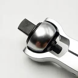 Тріскачка 1/2" з шарніром (360°) Toptul 72 зубця укорочена 1/4"х1/2" CJMM1616 - мініатюра 2