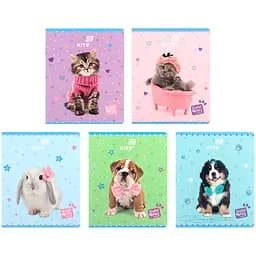 Набір зошитів Kite Studio Pets 20 шт. 24 аркуша в клітинку (SP26-238)