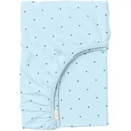Простирадло Cosas на резинці 120х200 mini dots cs4, блакитний (DotsGreyLightBlue_120x200x20)