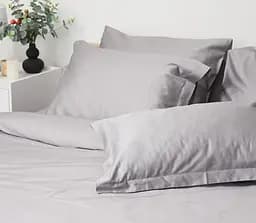 Набір наволочок Moon&Star Satin Premium Smoke 50х70 см 2 шт - мініатюра 2