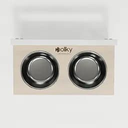 Hollky Flex S — миски на регульованій підставці для маленьких собак (2 × 0.450 л) - мініатюра 4