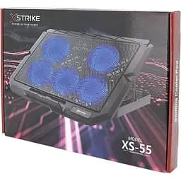 Охолоджувальна підставка для ноутбука до 15.6 дюйма XSTRIKE 55XS 5xfans 70mm - мініатюра 3