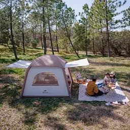 Надувний водонепроникний 3-місний намет Naturehike CNH23ZP12002 (Біжовий) - мініатюра 6