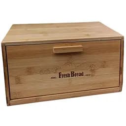 Хлібниця дерев'яна SnT 34.6х28х17.8 см бежева (8834)