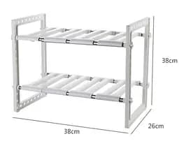Регульована кухонна полиця — органайзер — Kitchen Rack