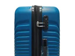 Валіза маленька S ABS-пластик Worldline Airtex 652 60×39×25см 58л Синій - мініатюра 5