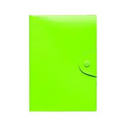 Блокнот А5 на кнопке Bambi 5902-3X клетка 80 листов 14х21 см зеленый