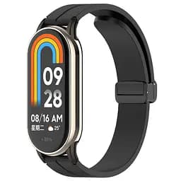 Ремешок Line Magnetic для Xiaomi Mi Band 9/8/10 Черный/Black
