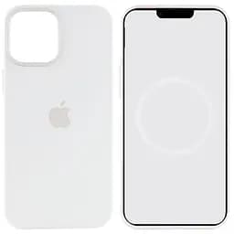 Чохол Silicone case AAA with Magsafe and Animation для Apple iPhone 12 Pro Max 6.7 Білий/White