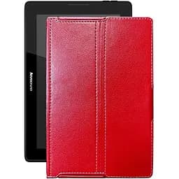 Чехол StatusCASE из экокожи для планшета Lenovo A7600 10.1 Красный